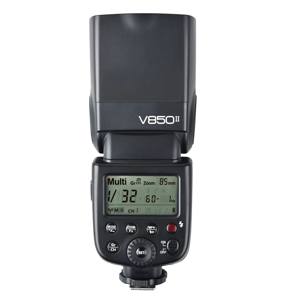 

Godox Ving V850II GN60 2.4G 1/8000s HSS Camera Flash Speedlight with 2000mAh Li-ion Battery 1.5s Recycle Time or X1T-S for Sony