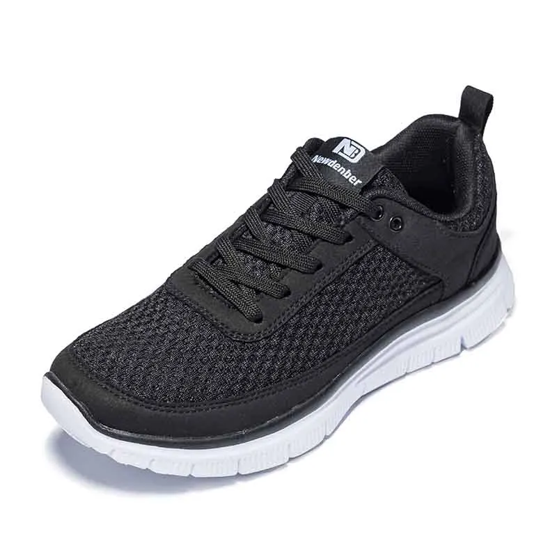 Hot Sale Running Shoes For Men Sports Shoes Outdoor Walking Jogging Sneakers Male Lace-up Athletic Trainers Zapatillas Size 50 - Цвет: Black