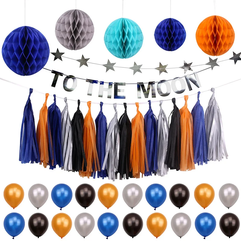 Outer Space Theme Party Decoration Kids Boy Birthday Party