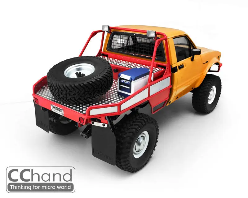 Новое металлическое заднее ведро CC HAND для RC4WD 1/10 TF2 Mojave red|Детали и аксессуары| |