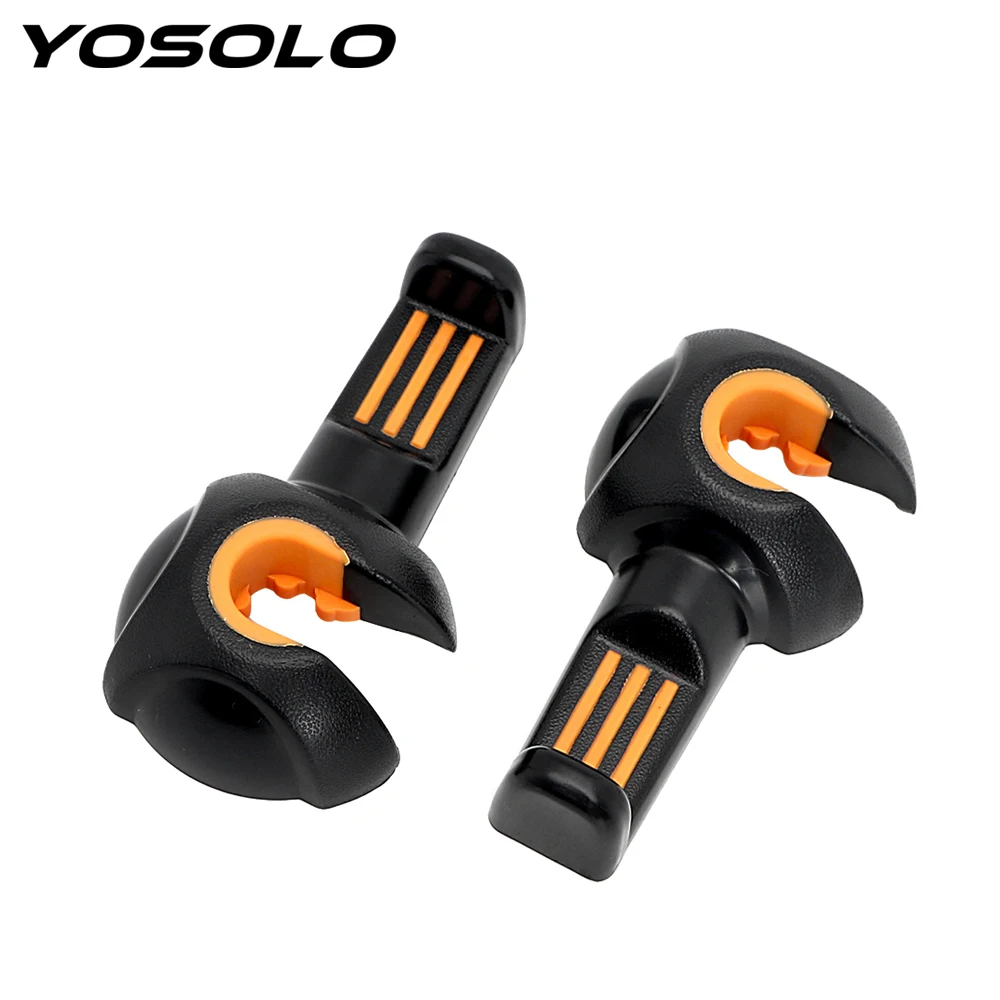 

YOSOLO 1 Pair Holder Hook for Bag Purse Auto Fastener Clip Handrest Interior Accessories Organizer Car Seat Back Clips Hanger