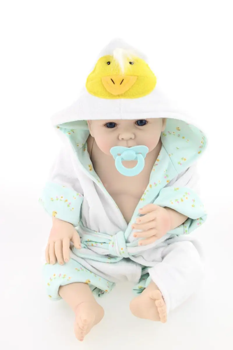 

About 50cm silicone reborn baby dolls lifelike fashion accompany sleeping boy baby doll toy for child babies birthday gift