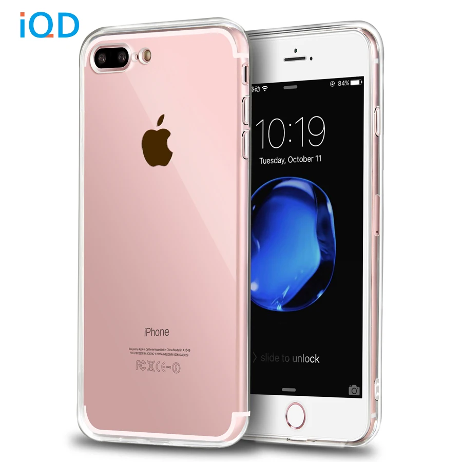 Ультра прозрачный чехол с защитой от царапин для Apple iPhone 7 plus прозрачной задней