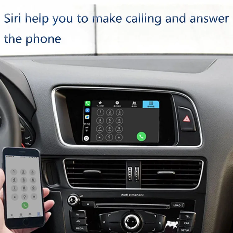 Excellent Aftermarket OEM CarPlay Video Interface Solution for AUDI A4 NON-MMI 6.5 Inch Low Spec Support Google Map Waze Bluetooth 6 Excellent Aftermarket OEM CarPlay Video Interface Solution for AUDI A4 NON-MMI 6.5 Inch Low Spec Support Google Map Waze Bluetooth 6