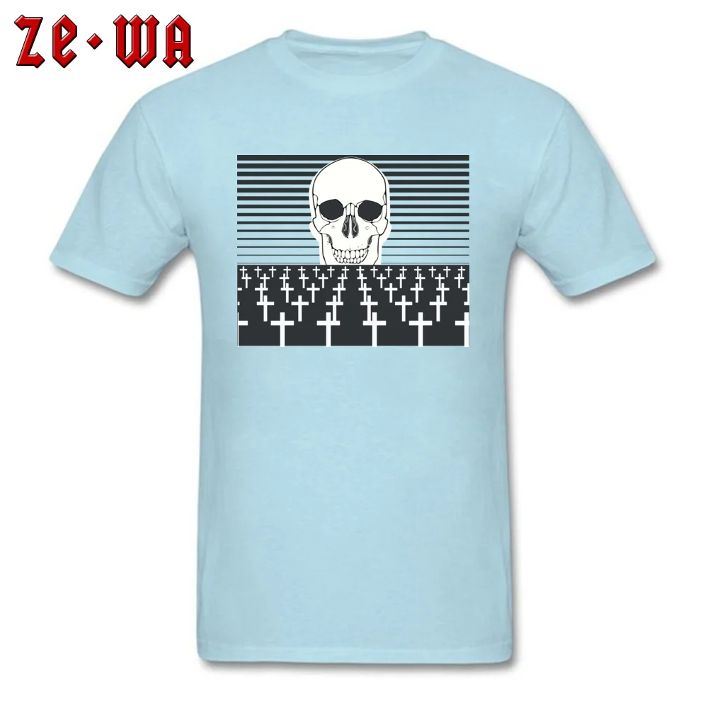 cemetery 147877 Tees Hot Sale Crew Neck Hip hop Short Sleeve All Cotton Men's Top T-shirts Casual Tops Tees Free Shipping cemetery 147877 light