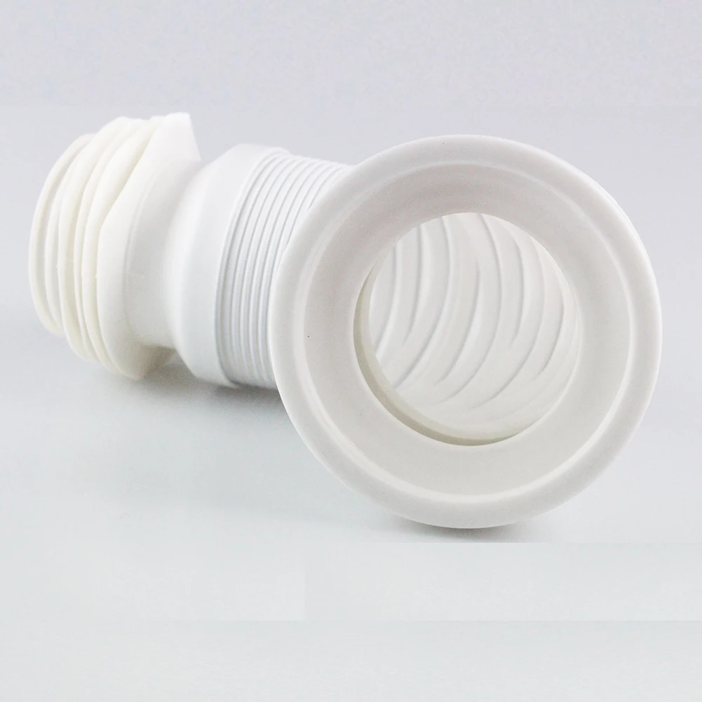 Drain Pipe Flexible WC Plumbing Displacement Sewage Toilet Bowl Home