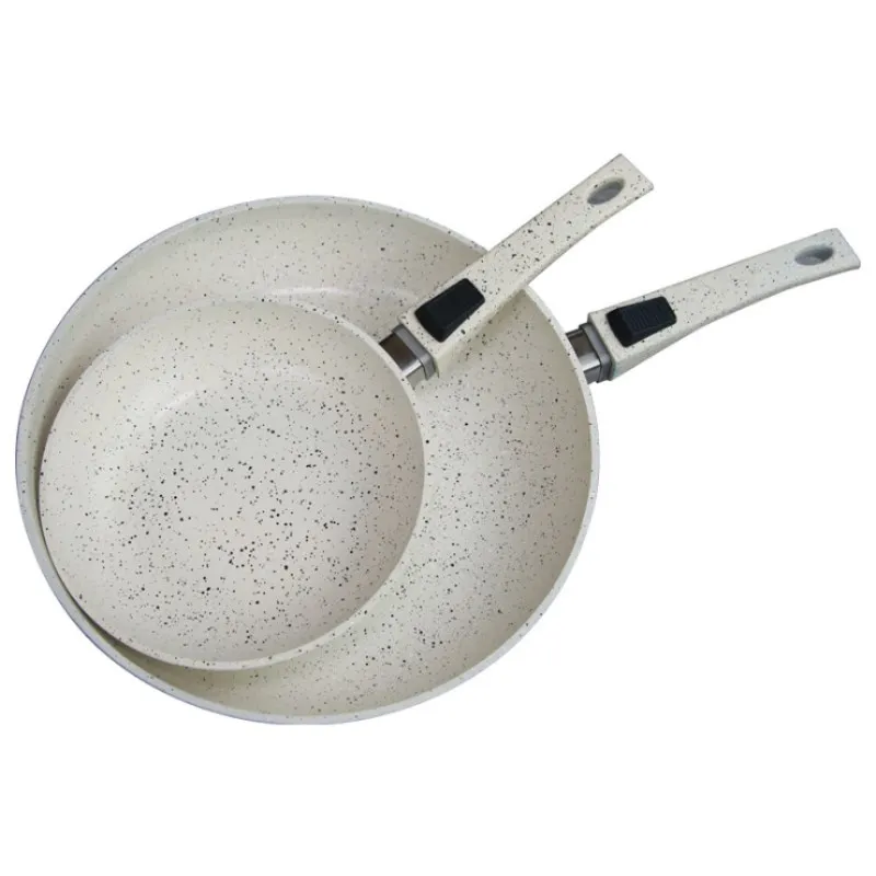 

Korean Style Pan Food Supplement Pot 30cm Thick Section Wheat Stone Non-stick Pan Kitchen Wok Oven Thermometer
