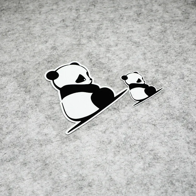 

GalonDeco JDM Individual Cute Panda Reflective Car Stickers Decals Motorcycle Helmet Decoration Sticker Scratch Cover Decals