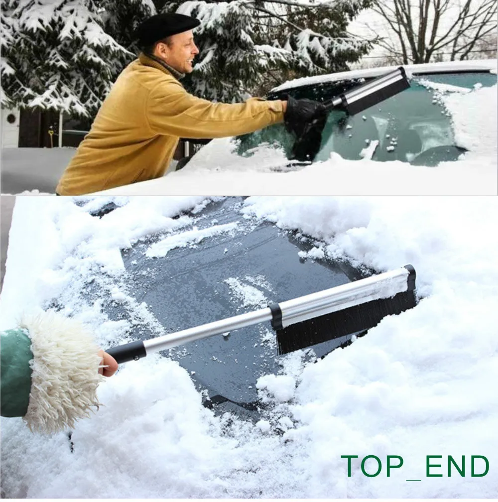 PortableExtensionalSnowShovalIceRemovalToolAluminumAlloyTube