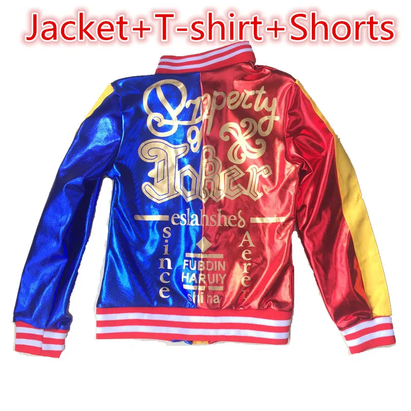 New Children Girls Kids Suicide Squad Harley Quinn Cosplay Costumes
