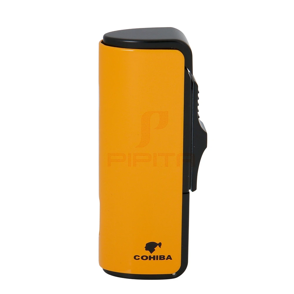 COHIBA Lighters Gadget Metal Cigar Lighter Smokeless Cigarette 3 Jet