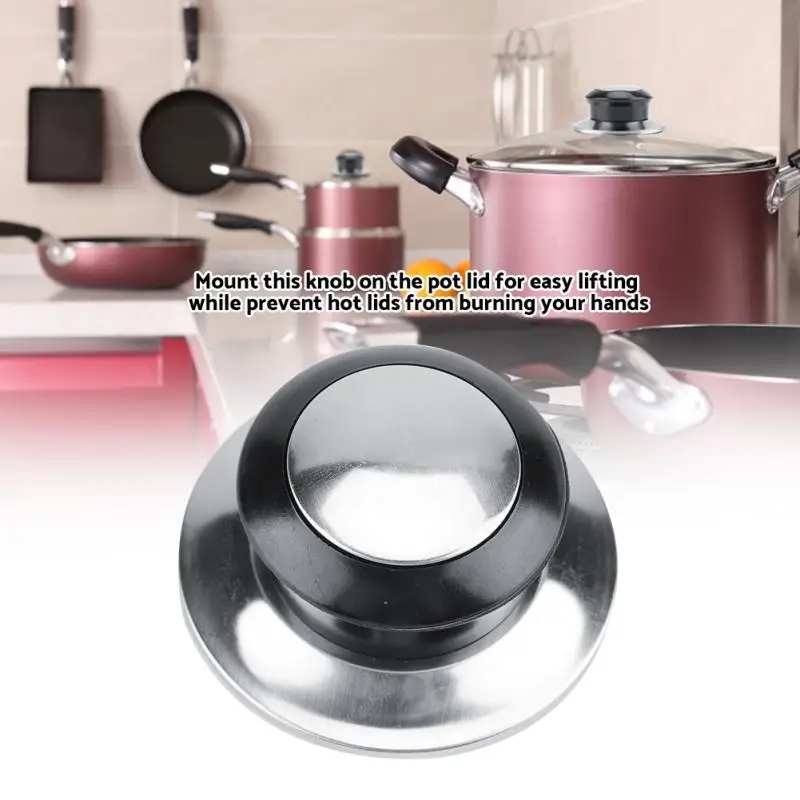 5Pcs Heat Resistant Pot Pan Lids Knob Lifting Handle Home Kitchen