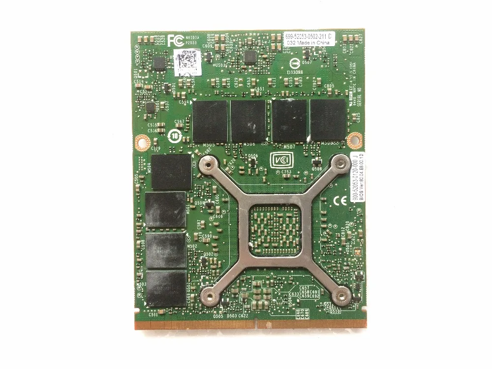 Quadro K4100M 4GB GDDR5 MXM3 0b VGA Card N15E Q3 X8T6N 0X8T6N CN 0X8T6N for Precision
