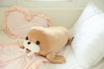 

cute plush walrus toy new soft walrus doll gift about 45cm