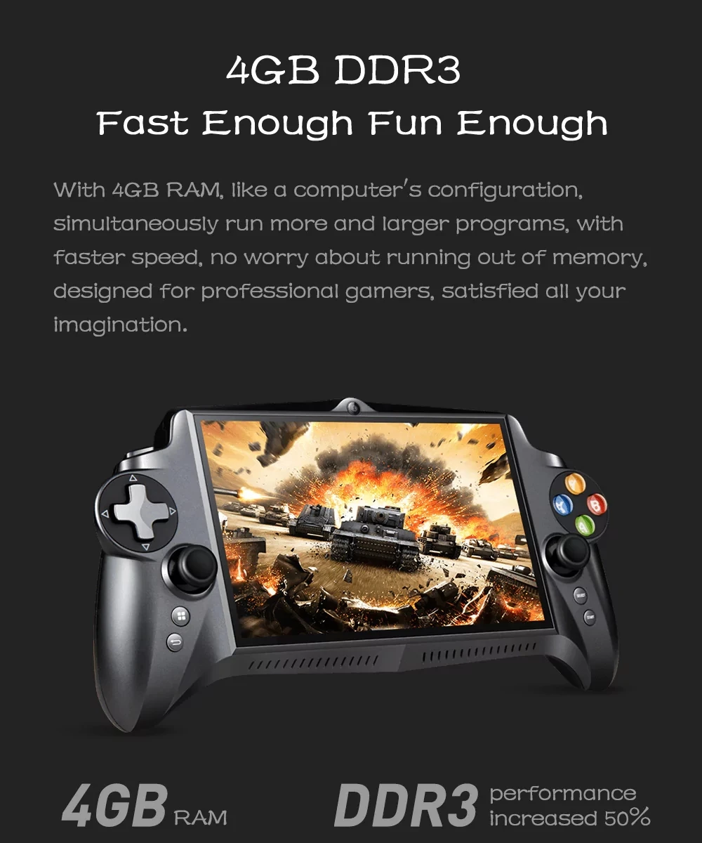 GamePad Game Tablet PC RK3288 7'' Android 4.4 Quad Core Game Handheld Console (7)