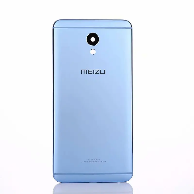 M5Note Корпус для Meizu M5 Примечание металлический Батарея задная сторона, чехол для мобильного телефона, Запчасти для авто чехол - Цвет: Синий