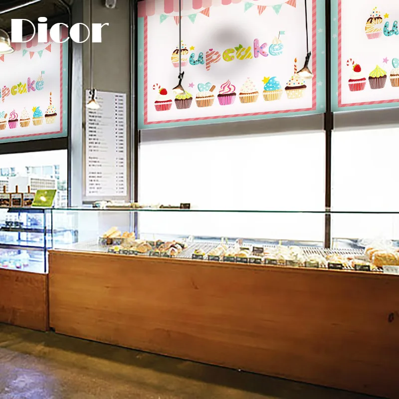 

Free Size Static Cling Frosted Opaque Stained Window Film Decorative Privacy Glass Sticker Digital printing BLT937 Sweet Story