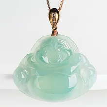 Изумрудный Подвески к Макси-ожерельям ювелирные украшения чокер диопсид Мода Превосходное ручная резьба DIY Шарм ожерелье 657-01 сертификат