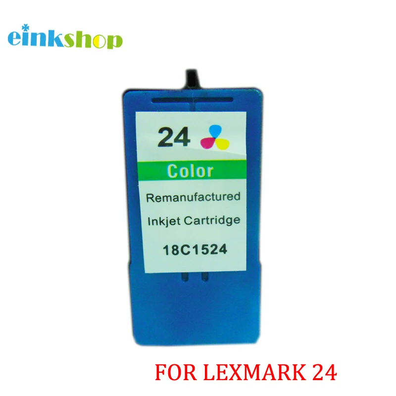 

einkshop 1pcs For Lexmark 24 Color Ink Cartridge for Lexmark X3530 X3550 X4550 X4530 Z1420 for lexmark ink cartridge 24