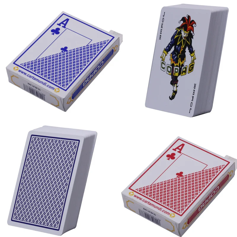 

54 pcs/Set PVC Plastic Poker Size 6.3*8.8cm Playing Cards Pokerstars Washable Board Games Texas Holdem Card Game