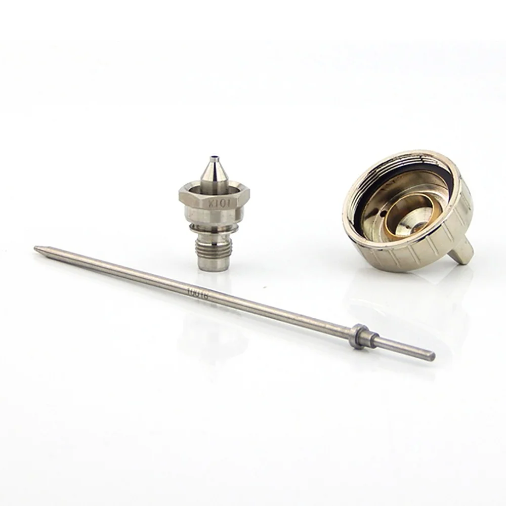 

Spray Gun Nozzle for W-101 Spray Gun Hand Manual 0.8/1.0/1.3/1.5/1.8mm Spray Gun Gravity Nozzle Kit (nozzle+neddle +nozzle cap)