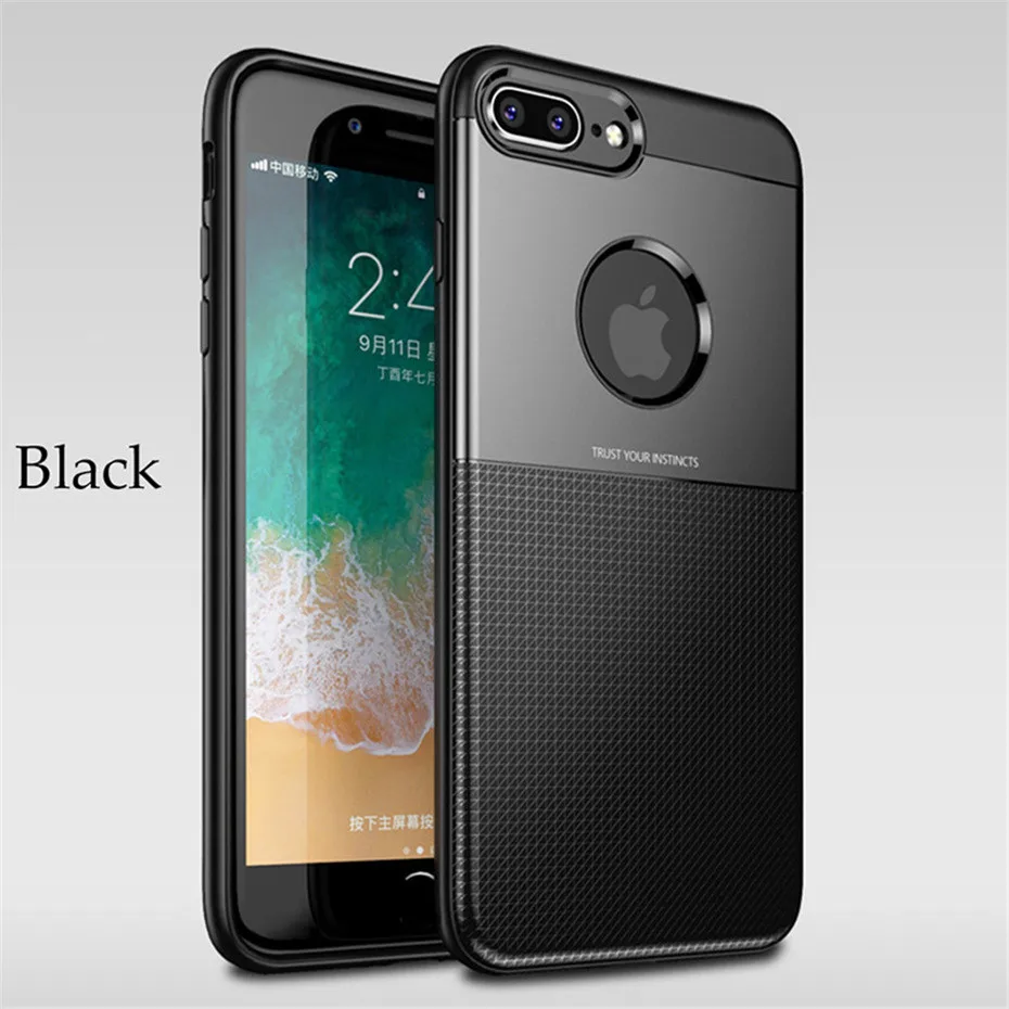 Back Cover For iPhone 7 Case 6 6s Cases Luxury TPU Silicon Scratch Proof Anitiknock Protective Case For iPhone 6 8 7 Plus X Capa (7)