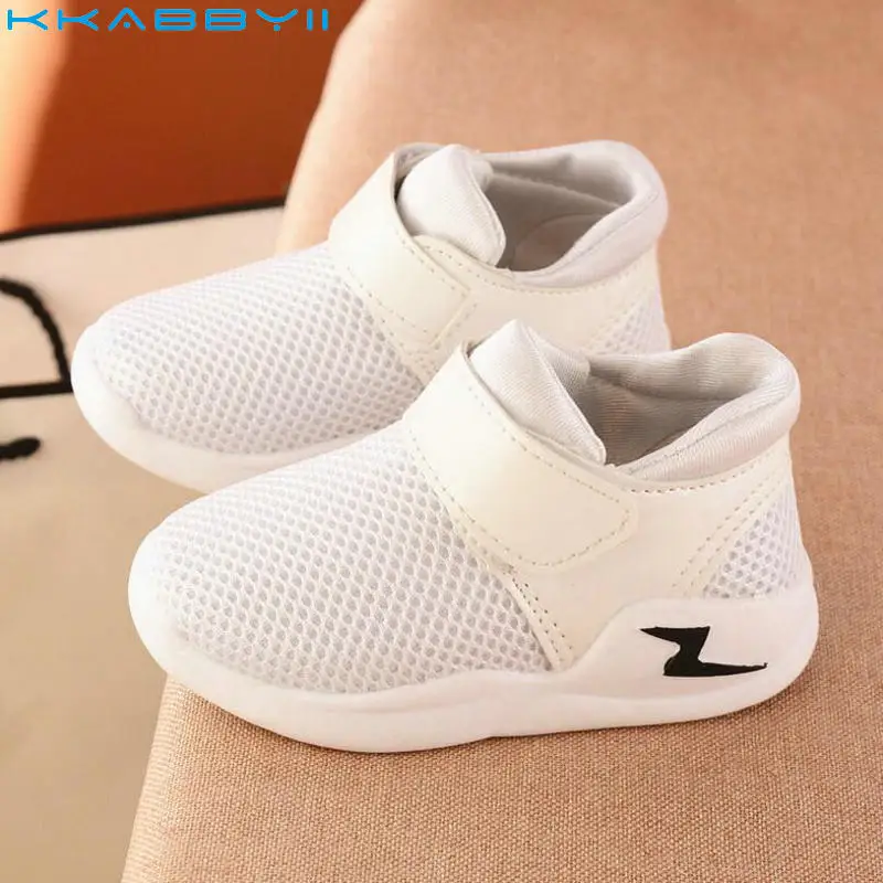 Kkabbyii الخريف الأطفال شبكة أحذية الفتيات و الفتيان أحذية أطفال أحذية لينة أسفل راحة تنفس حذاء رياضة حجم 21-30
