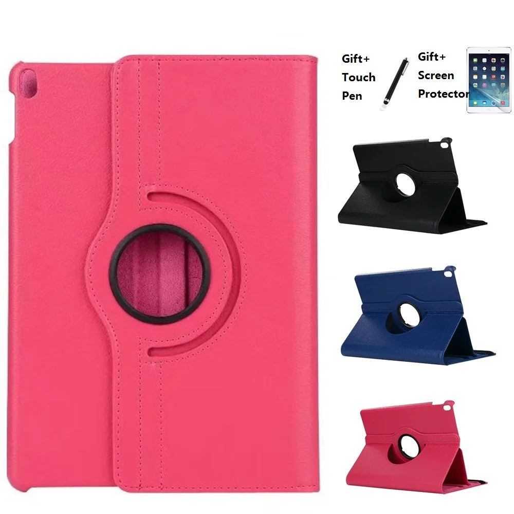 

QUWIND 360 Rotating Tabby Pattern PU Full Body Case with Stand for iPad Pro 10.5 Air 10.5 2019