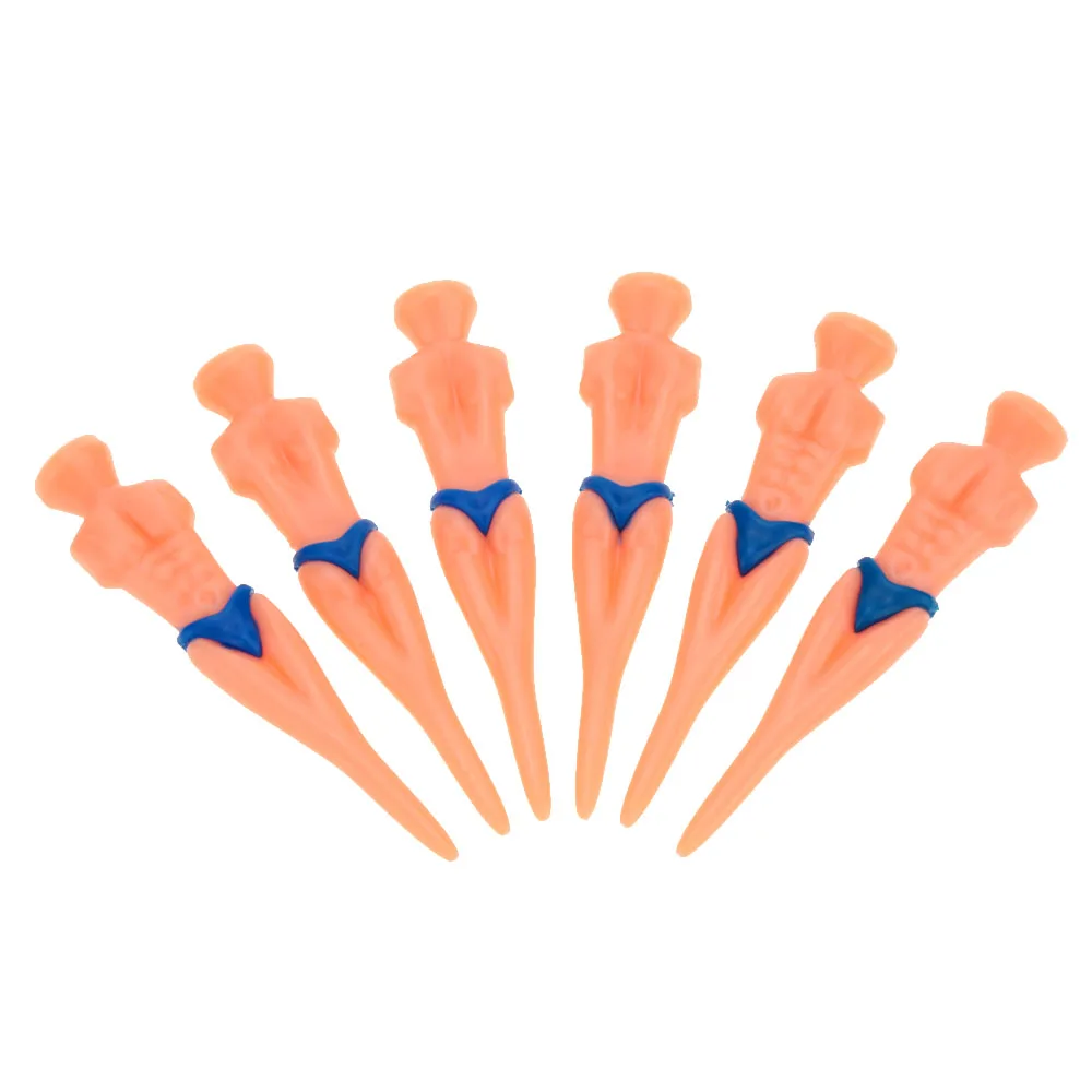 80 мм + 6 шт. пластиковые новые телесные мужские модели гольфы Divot Tool Blue|tee supplier|tool
