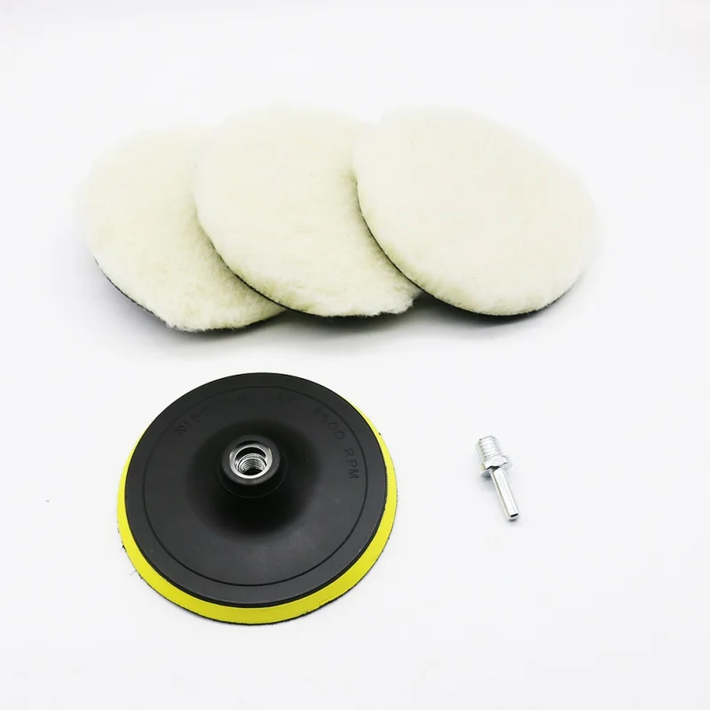 4 Set 6 Inch Polishing Buffing Pad Kit for Auto Car Polishing Wheel Kit