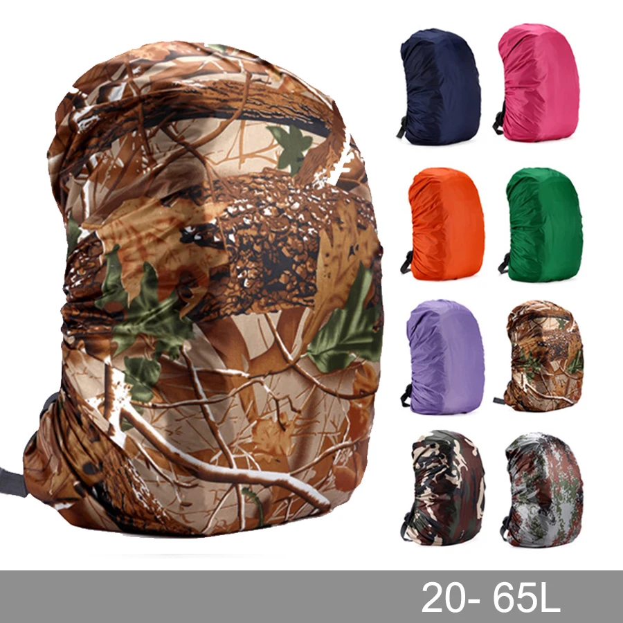 

35 / 45L Adjustable Rain Cover Backpack Waterproof Dustproof Bags Portable Ultralight Shoulder Protect Outdoor Accessories