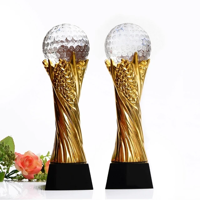 sports event crystal trophies