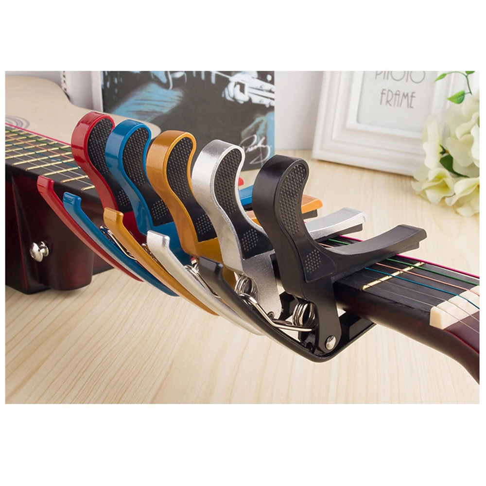 Aluminum Trigger Guitar Capo Quick Change Clamp Easy to Move for Electric and Acoustic Guitars  Guitarra Accessories