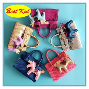 

DHL Free Shipping! BestKid Stylish Totes for Childrens baby girls Mini Lovely horse Handbags Toddlers new Leather Purse SMT057D