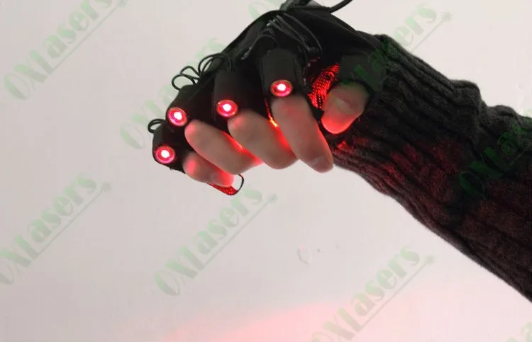 Oxлазеры зеленые лазерные перчатки с 4 шт. зеленые лазеры лазерный танцевальный сценический шоу светильник DJ Клубные вечерние с пальмовым светильник