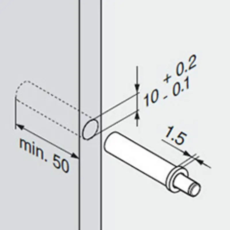 Практичный 10 шт. ABS Материал закрыть кухня выдвижной ящик шкафа доводчик буферы+ шурупы