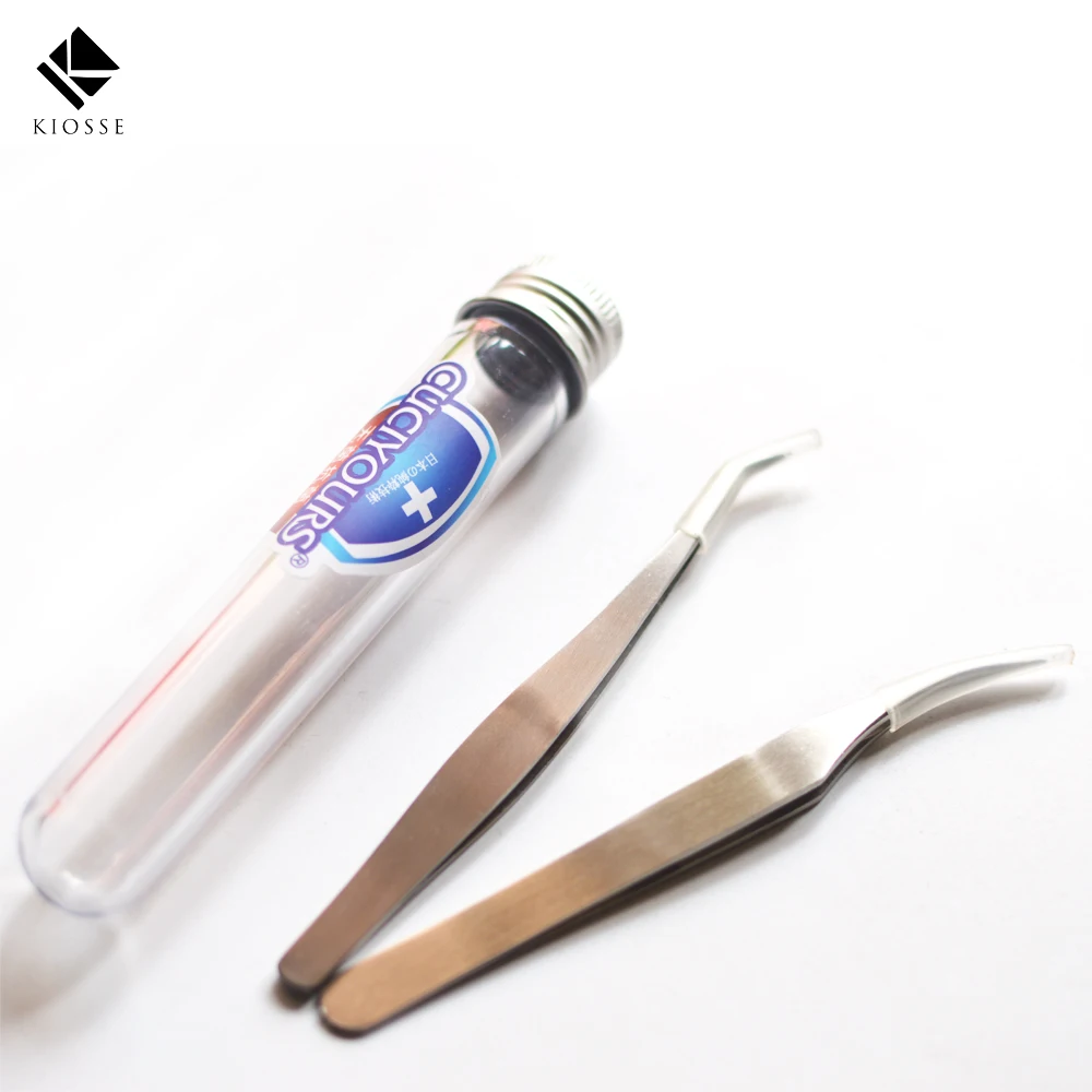 

Grafted Planting False Eyelashes Tweezers Anti-static Professional Tool High Precision Straight Elbow Eyelash Curler A281