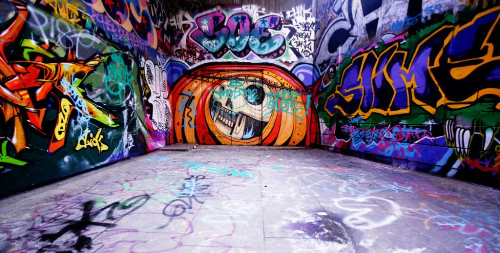 

SHENGYONGBAO 7x5ft Vinyl Custom Digital Photography Backdrops Prop Photo Studio Background Graffiti TY-111