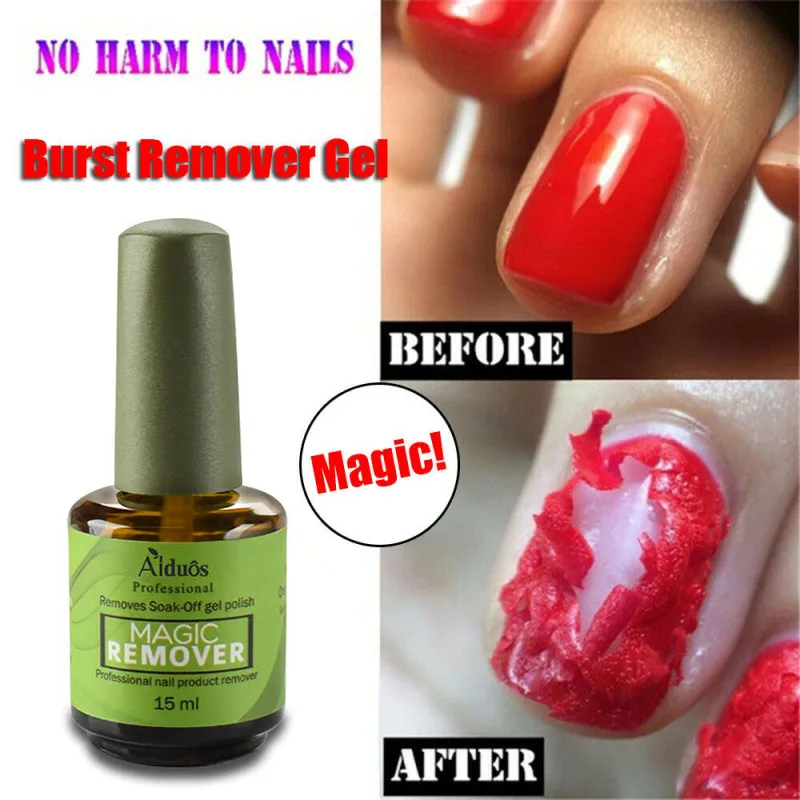 

8ML/15ML Burst Magic Remove UV Gel Nail Polish Magic Remover Soak Off Nail Art Primer Acrylic Clean Degreaser Nail Lacquer