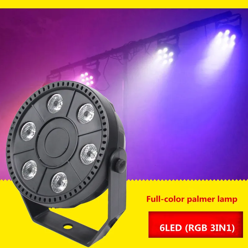 New style 6 LED full color par light 3 in one stage dyeing light bar KTV background lightin