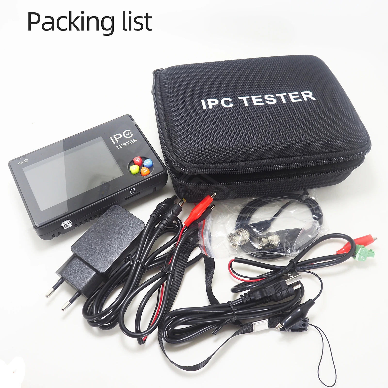 Tester para Dahua Teste da Câmera Monitor de 3.5 Além Disso Testador Polegada 4 k H.265 ip & Cvbs Câmera Ahd Tvi Cvi Hikvision Onvif Ipc1600ahd Ipc 11 Tela e monitor de CFTV
