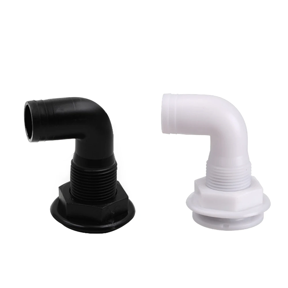 

ABS 90 degree marine drain Hull right angle water outlet sewage port with check valveMarine Boat Accessories