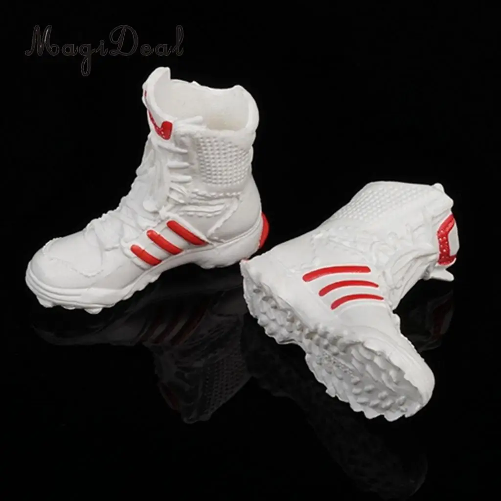 MagiDeal 1/6 Scale Shoes Model Combat Tactical Boots for 12 Inch Female Soldier Body Action Figure Accessories 5Colors
