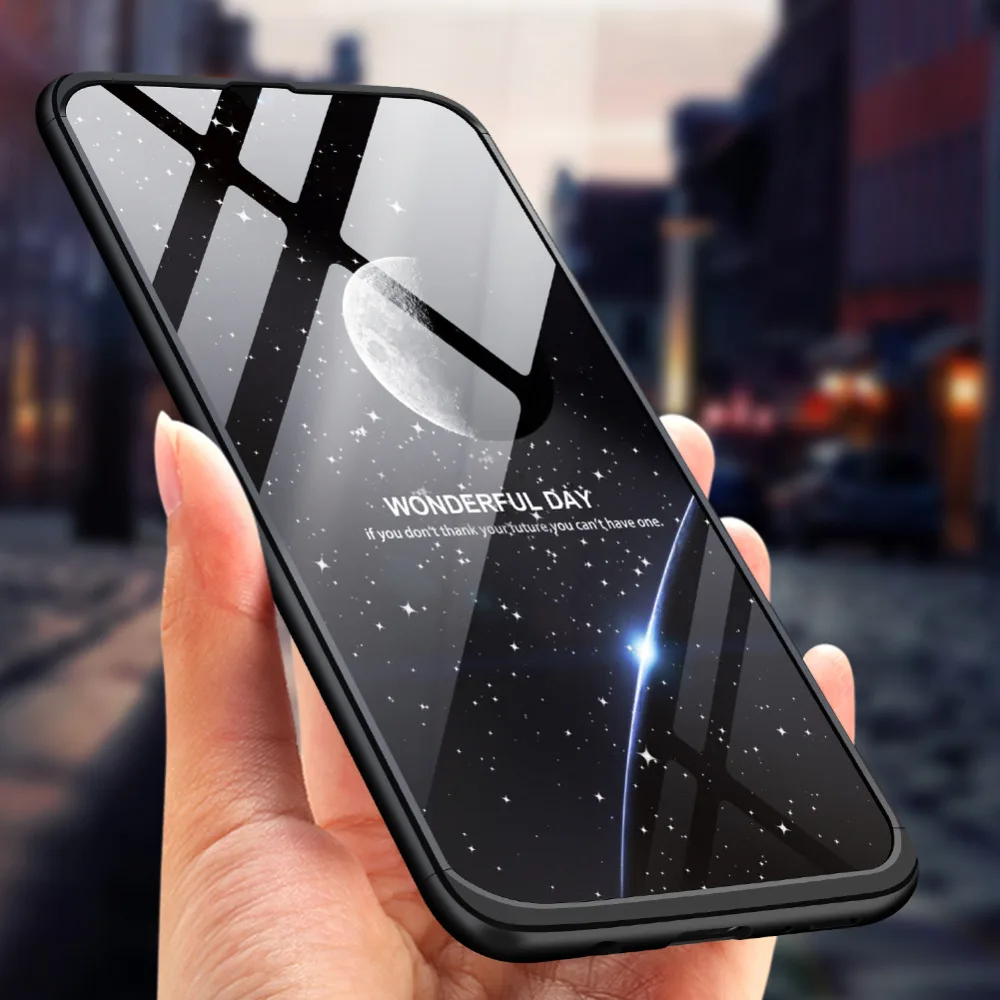 

Full Protection Hard Case For Samsung Galaxy A50 Cover shockproof case For Samsung A50 A505F case + Screen Protective Film A50