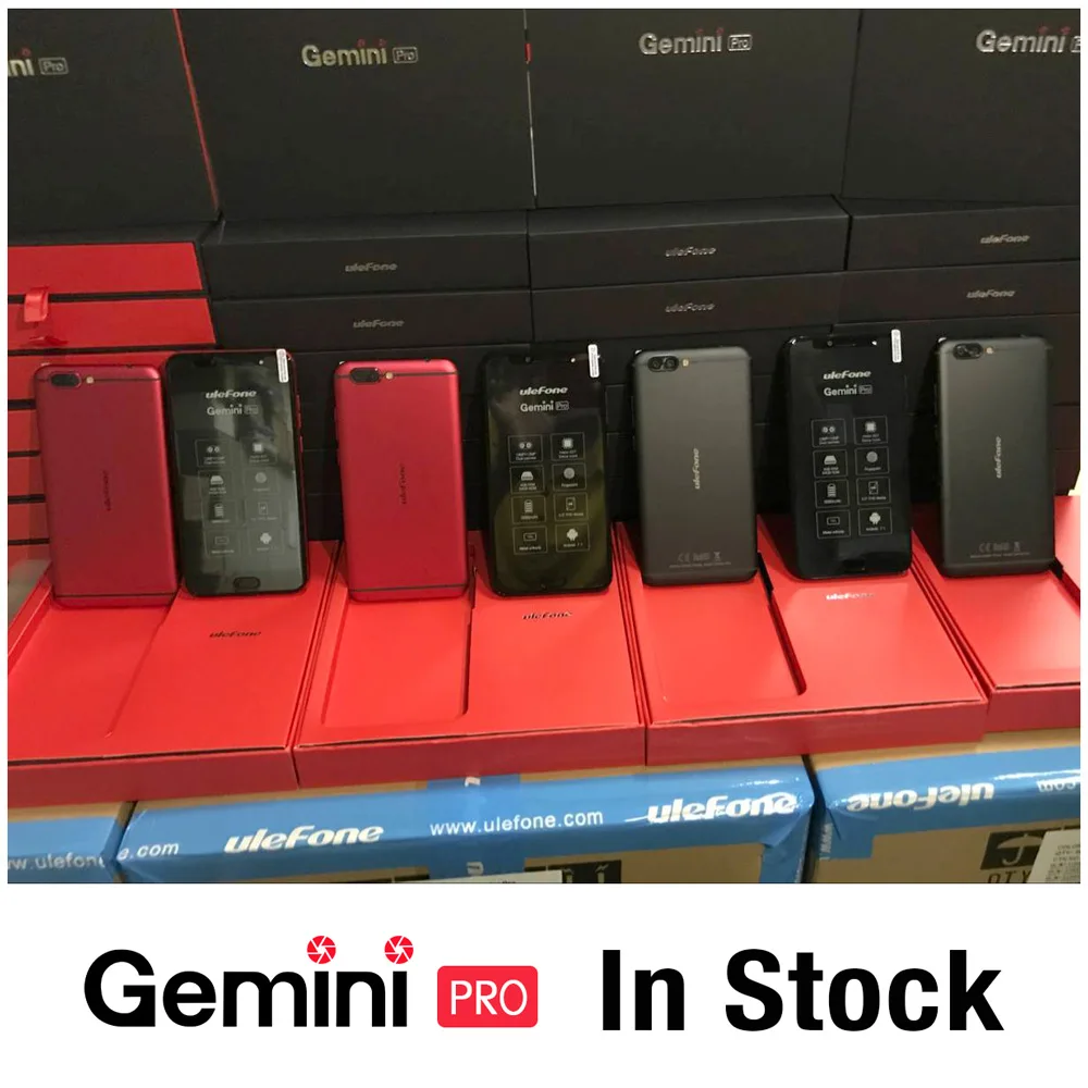 Ulefone Gemini Pro Dual Camera Smartphone 5.5 inch FHD MTK6797 Deca Core 4GB+64GB Fingerprint ID 4G mobile phone
