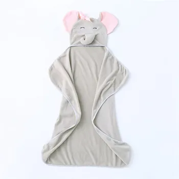 

Newborn Infant Baby Cartoon Hooded Swaddle Blanket Sleeping Wrap Towel new born photography 0-3 months baby wrap F1