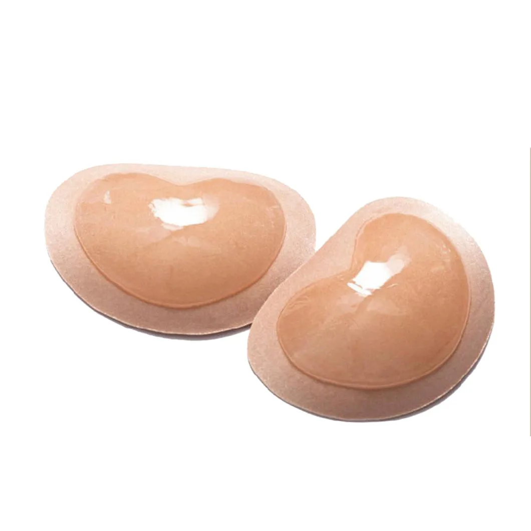 New 1 Pair Women Breast Push Up Pads Swimsuit Accessories Silicone Bra Pad Nipple Cover Stickers Patch Intimates Accessories