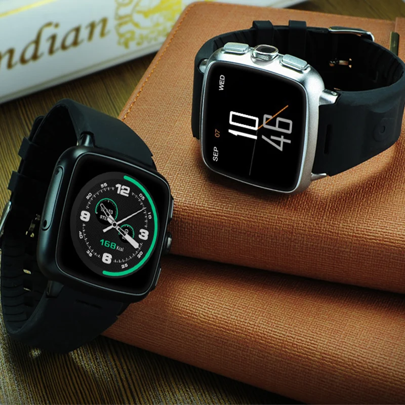 Низкая цена 3g wifi watch MTK6572 двойной Core1. 3g Гц Смарт-часы android 5,1 часы-телефон с функцией gps, Мониторинг частоты сердечных сокращений