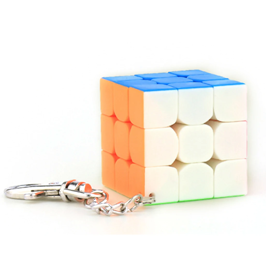 Cubing Classroom 40mm 3x3x3 speed Magic Cube с брелоком Puzzle Cube-разноцветный