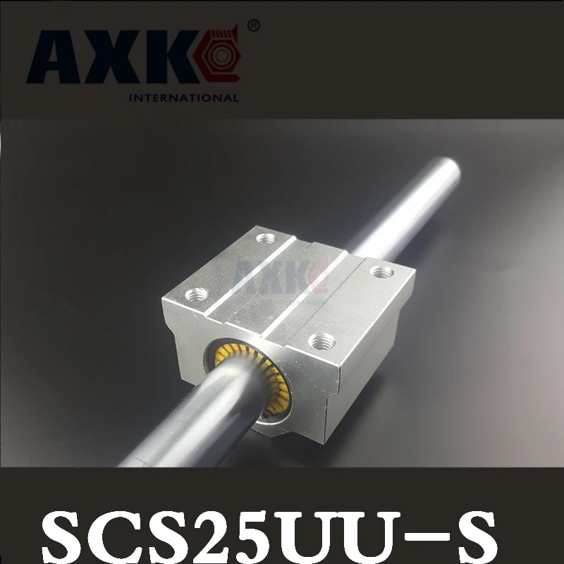 Высокое качество Sc25uu Scs25uu-s для 25 мм направляющая вала Линейный подшипник блок с Lm25uu-s инженерный пластик низкий уровень шума